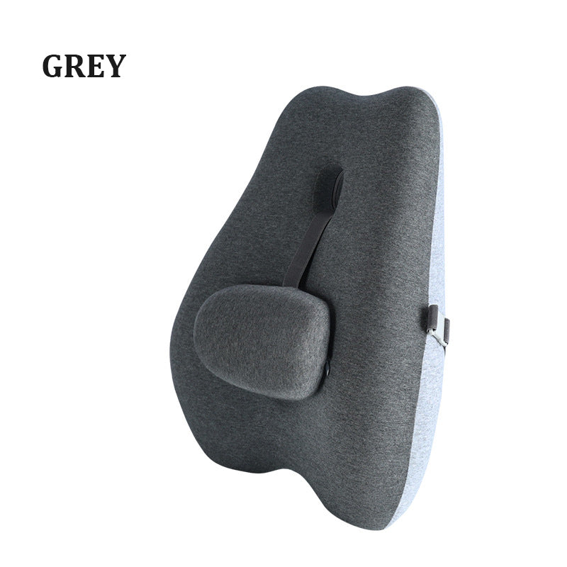 Oreiller De Soutien Lombaire En Mousse Mémoire - Confort Ergonomique, Housse Détachable - Pour Bureau, Voiture, Maison Oreiller De Soutien Lombaire En Mousse Mémoire - Confort Ergonomique, Housse Détachable - Pour Bureau, Voiture, Maison