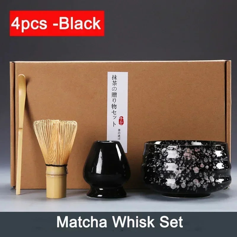 Ensemble de Brosses à Thé en Bambou– L'Art du Matcha Japonais dans un Coffret d'Exception
