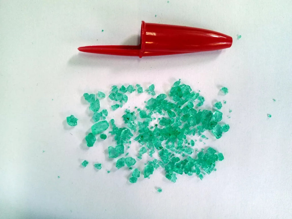 Soluble coarse scented salt