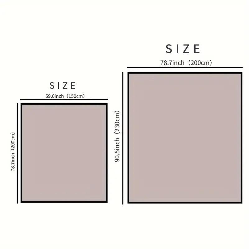 Housse de Canapé en Coton Pur à Franges | Jeté Polyvalent Toutes Saisons