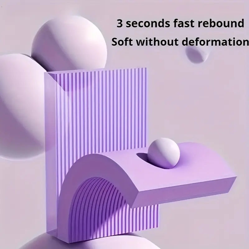 Tapis de Genouillère Yoga Violet Épais