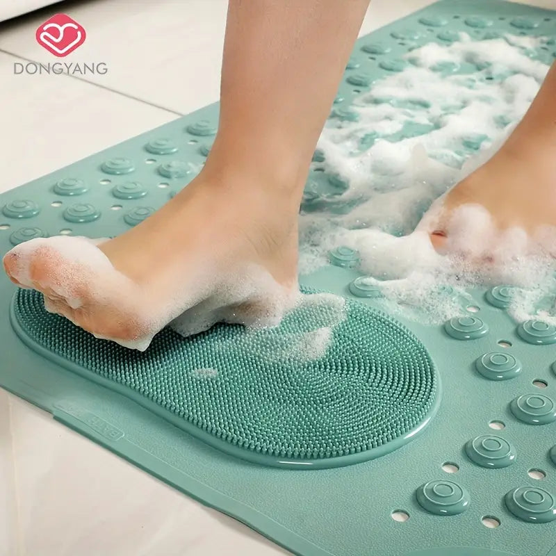 Tapis de Salle de Bain Antidérapant Circulaire – Surélevé avec Ventouses