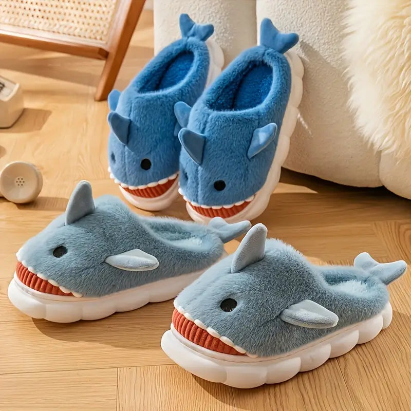Chaussures Chaudes Requin Style Dessin Animé – Intérieur & Extérieur