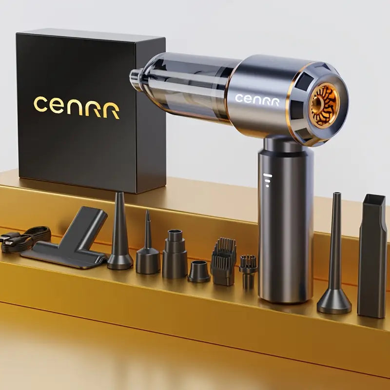 Aspirateur de Voiture Portable Sans Fil – Puissant, Silencieux et Rechargeable