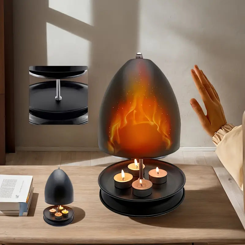 Chauffe-Bougie en Fer Portable – Design Vintage & Utilisation