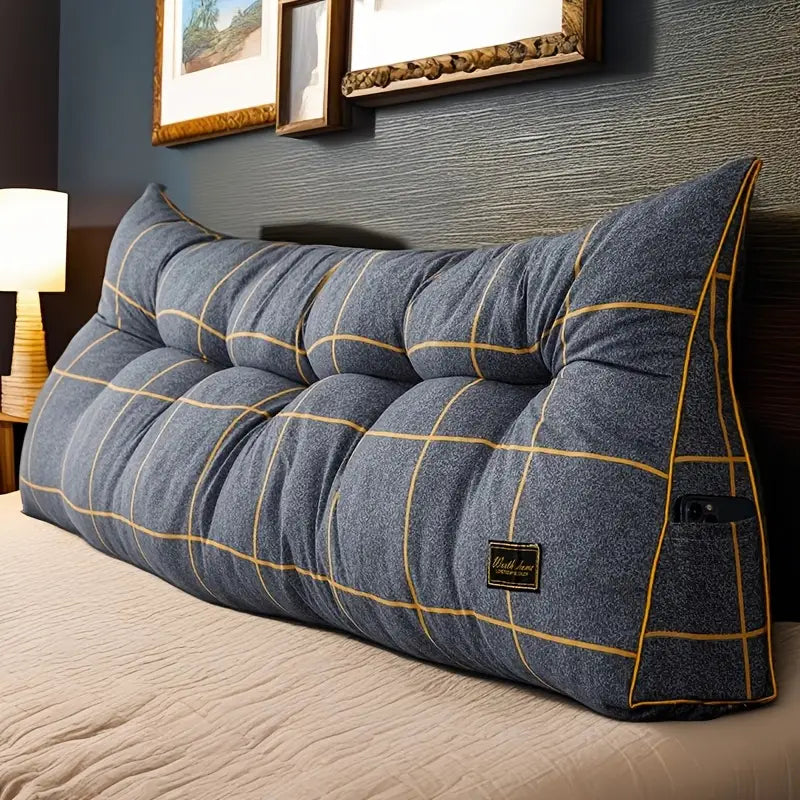 Coussin de Tête en Peluche Gris – Confort et Design Moderne