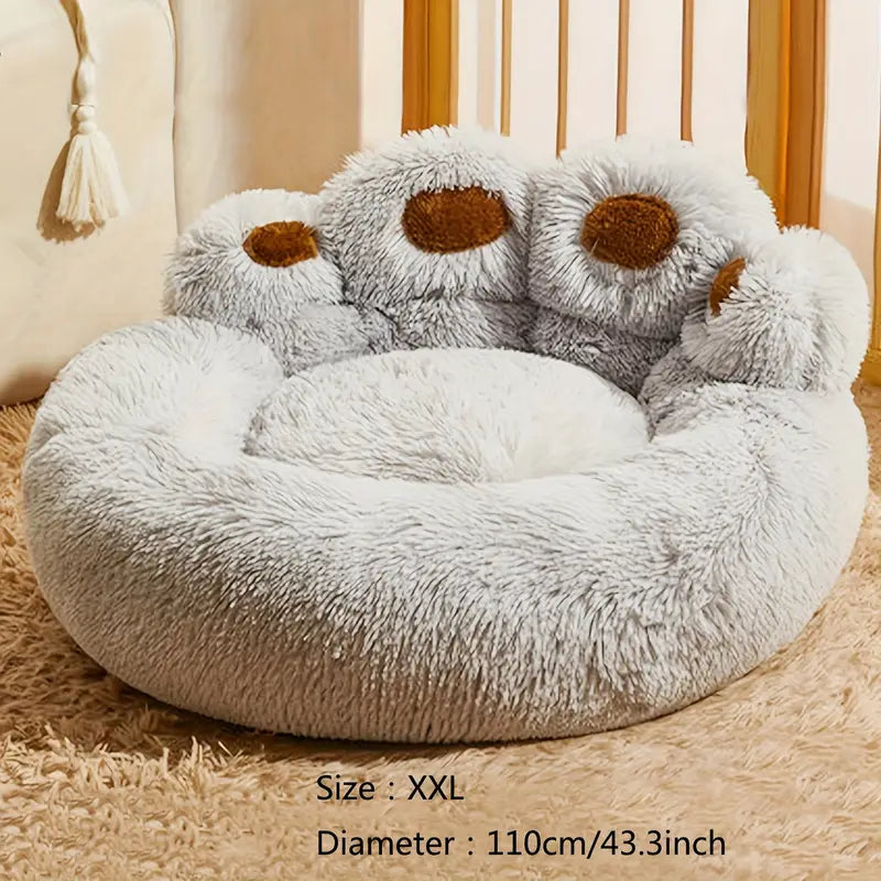Lit pour Chien et Chat en Peluche Ultra Douce