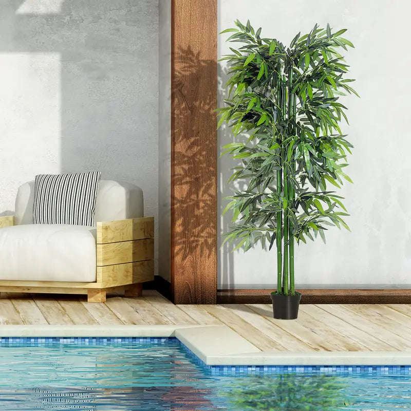 Bambou artificiel – Outsunny