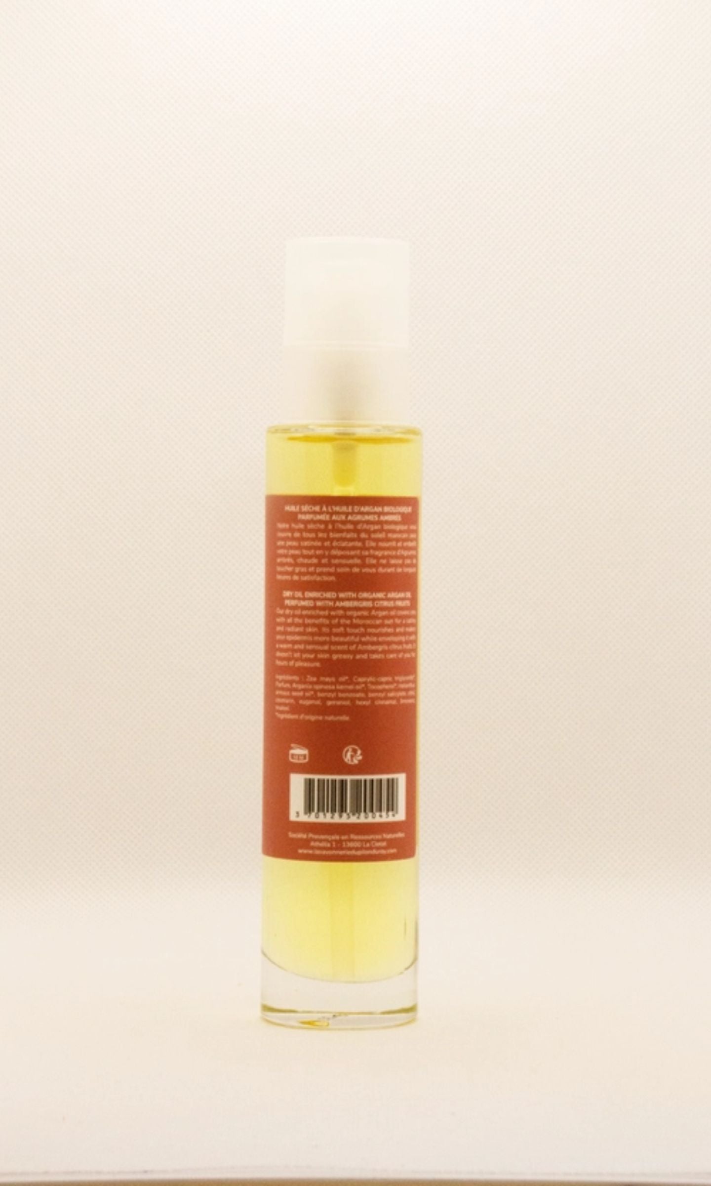 Huile sèche à l'argan Bio cheveux, corps et visage 100 ml - Savonnerie Du Pilon Du Roy