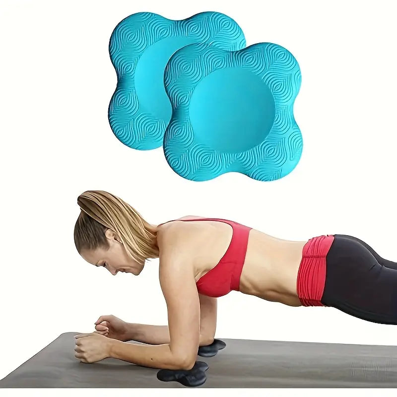 Lot de 2 Genouillères de Yoga Épaisses en Polystyrène