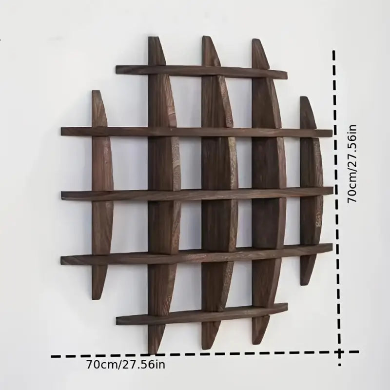 Étagère Murale en Bois Vintage – Éclats d’Art et Nature