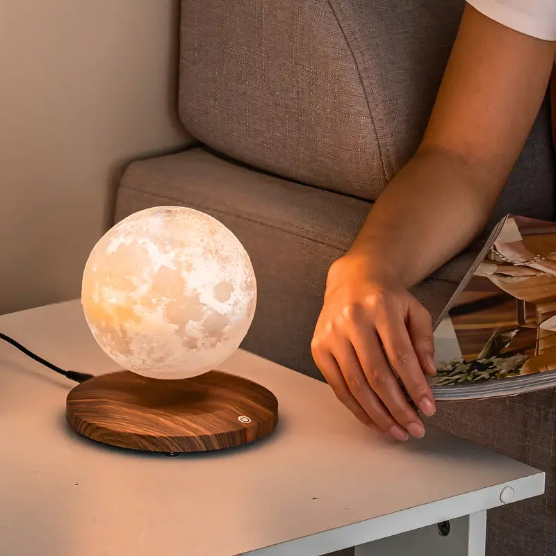 Lampe Lune Magnétique 3D Levitante – Décoration de Table Créative