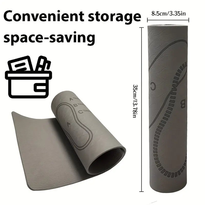 Tapis de Squat Antidérapant 0,6 cm | Yoga, Pilates, Entraînement Fessiers