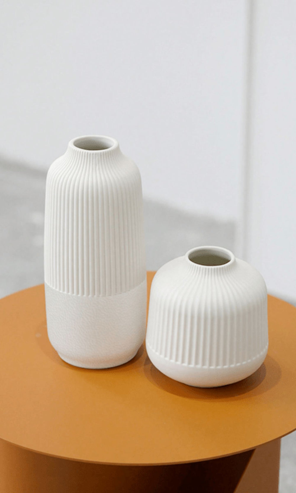 Dekorative Vase aus unzerbrechlichem Kunststoff