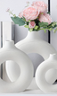 Circle Shaped Ceramic Vase Set