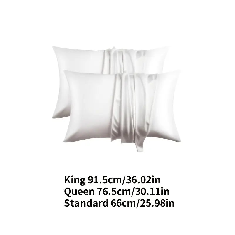 Taies d’Oreiller en Soie de Mûrier – L’Art de Dormir avec Élégance (Lot de 2)