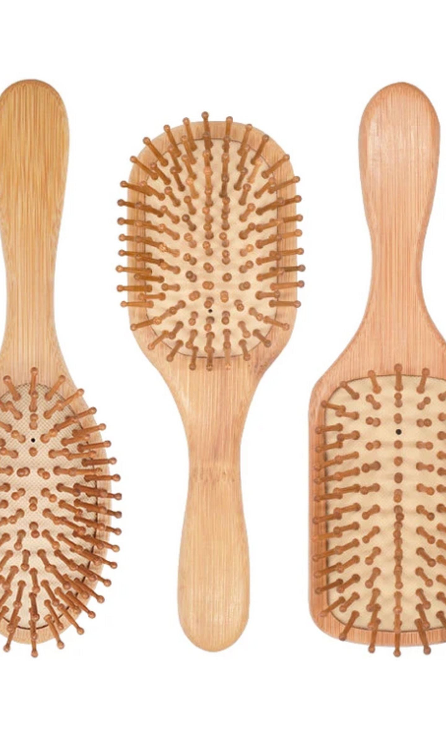 Brosse à Cheveux en Bois de Bambou