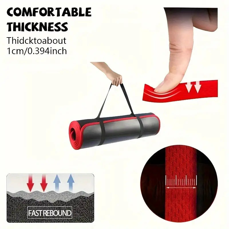 Tapis de Yoga Extra-Épais – Antidérapant &  Imperméable