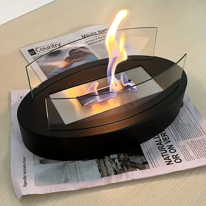 Vintage Sailboat Shaped Table Fireplace