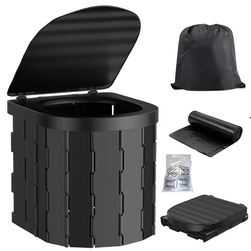 Kit Complet 2 en 1 : Tentes de Douche & Toilettes Pliables Extérieures