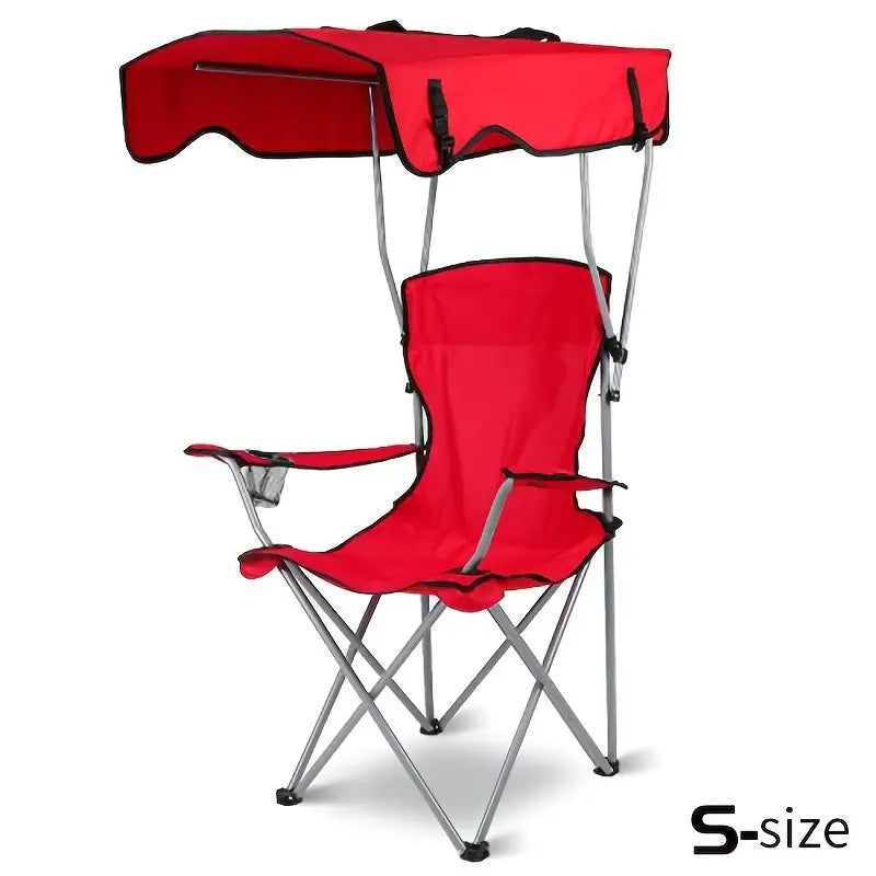 Chaise de Plage Pliante Portable avec Ombre – L’Alliance Parfaite du Luxe et du Confort