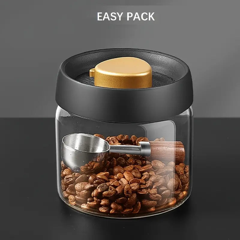 Cuillère à Mesurer Café  – Acier Inoxydable Vintage avec Manche en Noyer