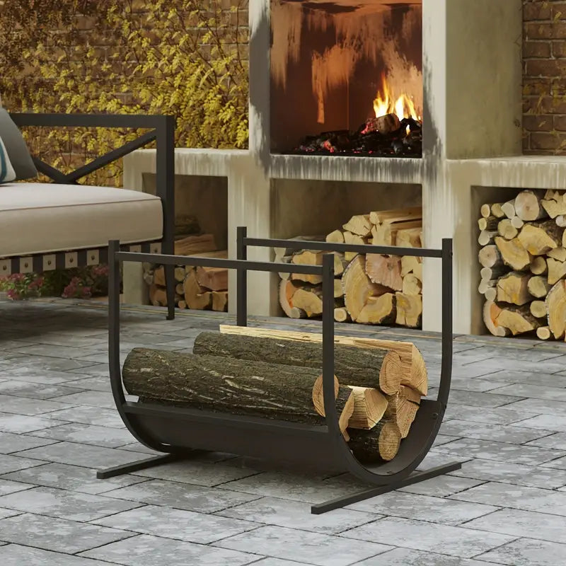 Multi-purpose firewood holder
