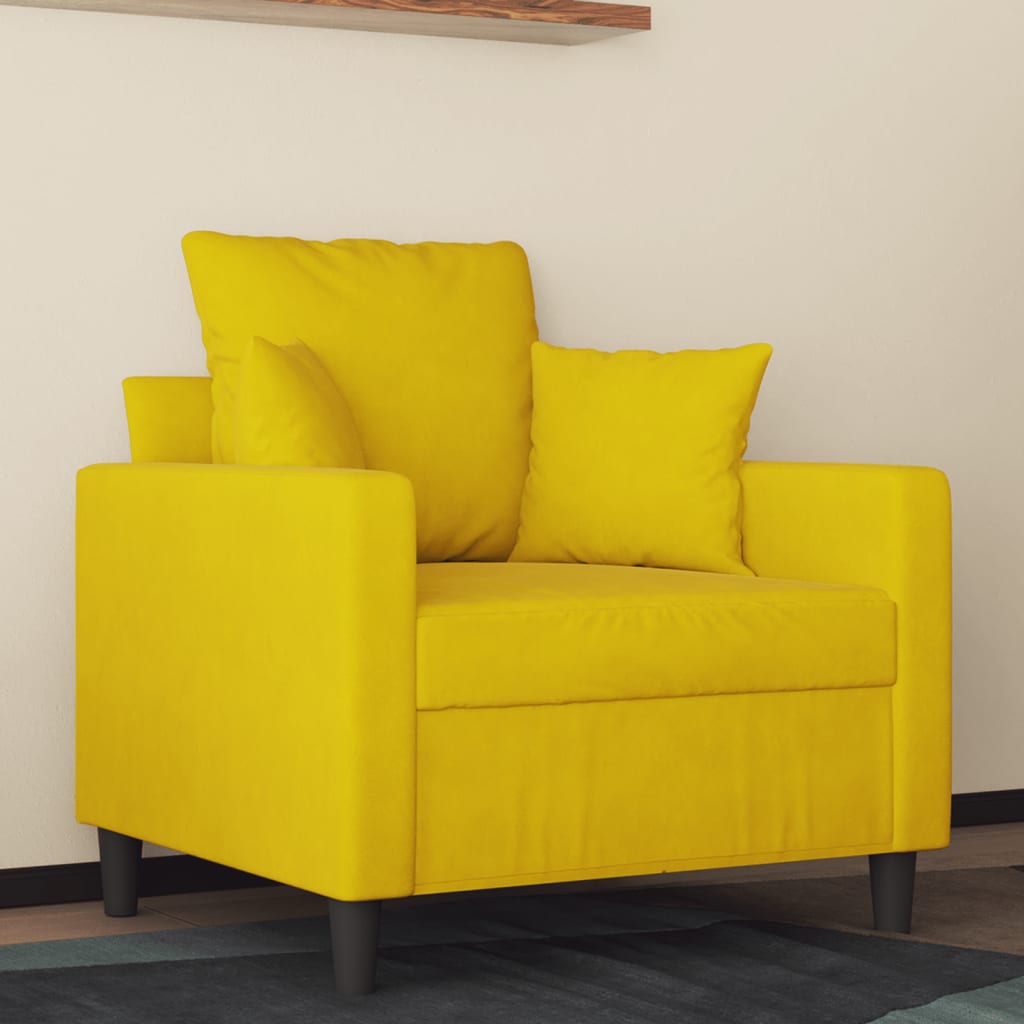 Canapé en velours – Disponible de 60 à 180 cm