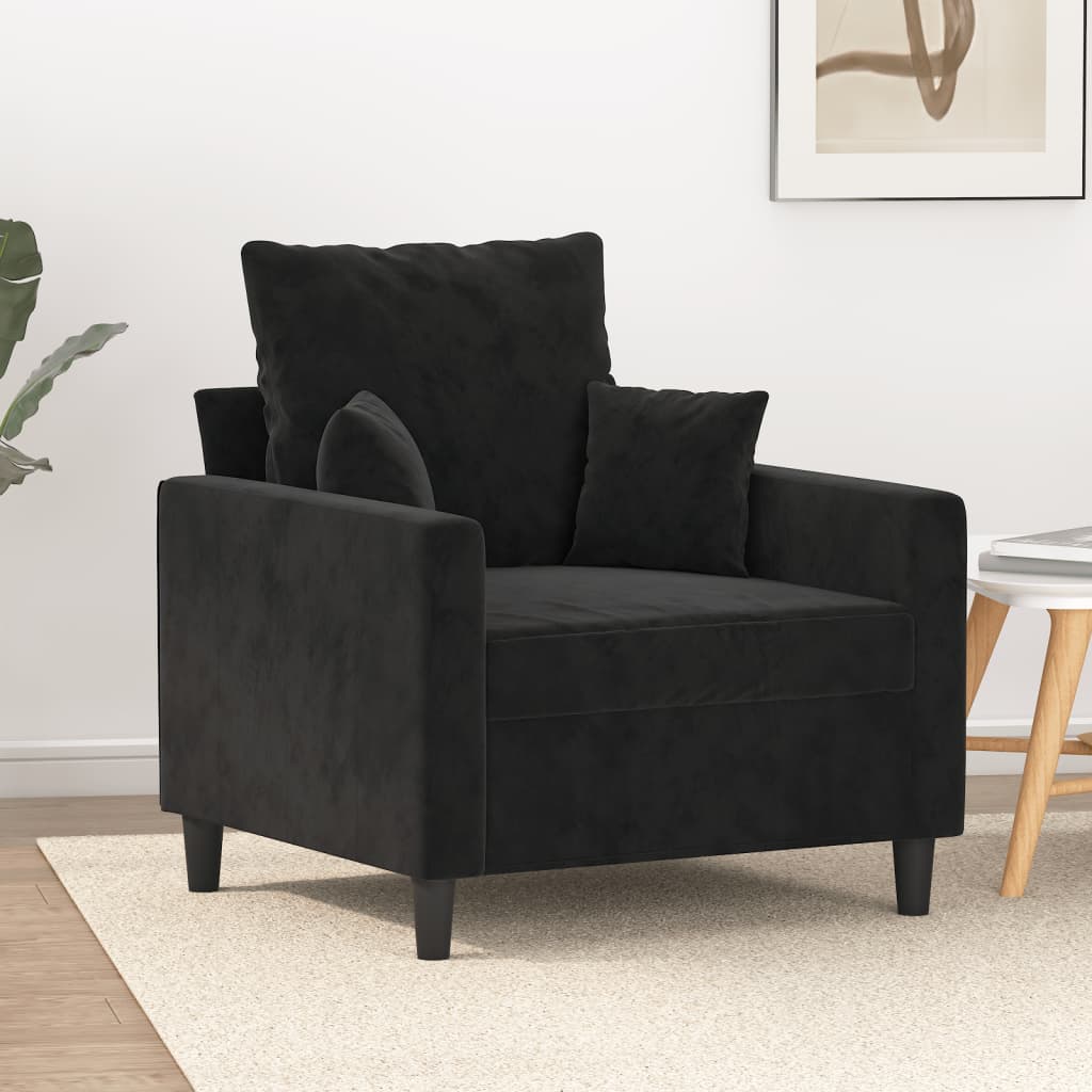 Canapé en velours – Disponible de 60 à 180 cm