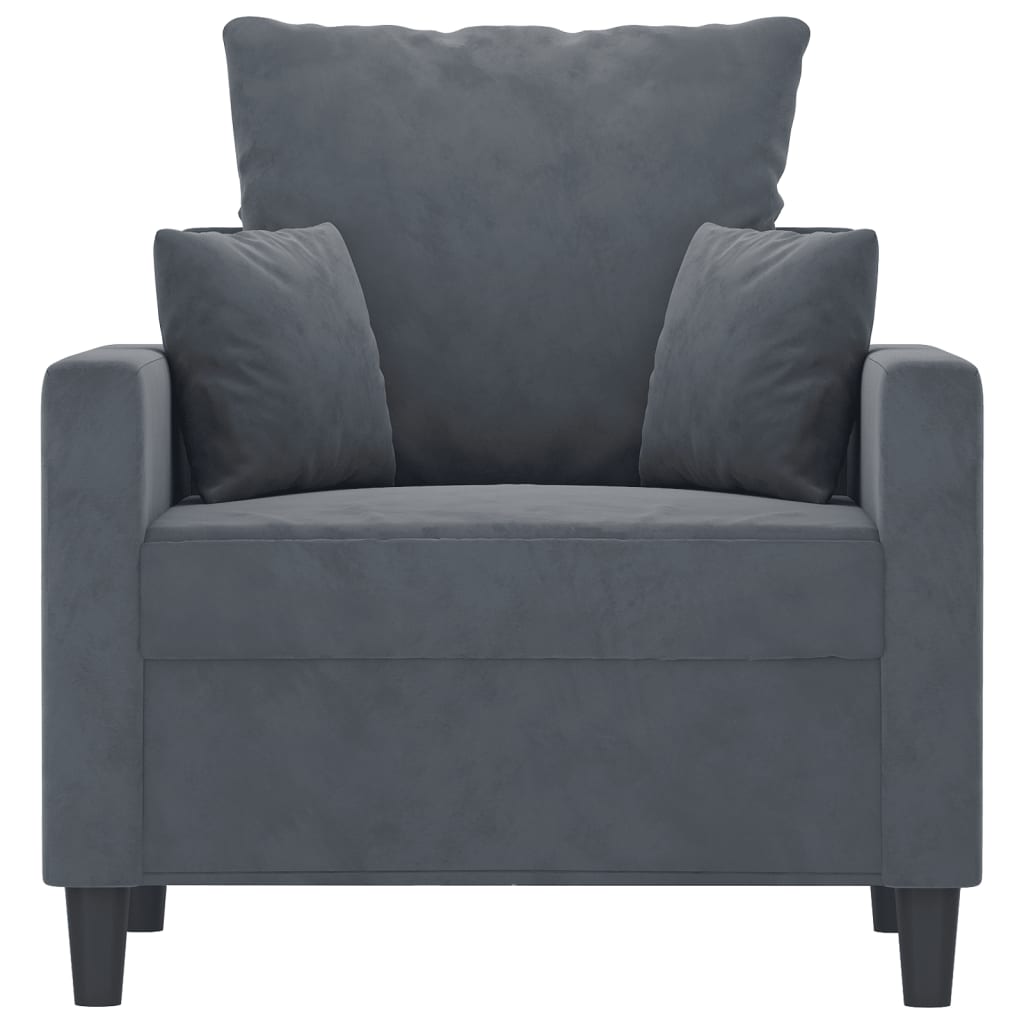 Canapé en velours – Disponible de 60 à 180 cm