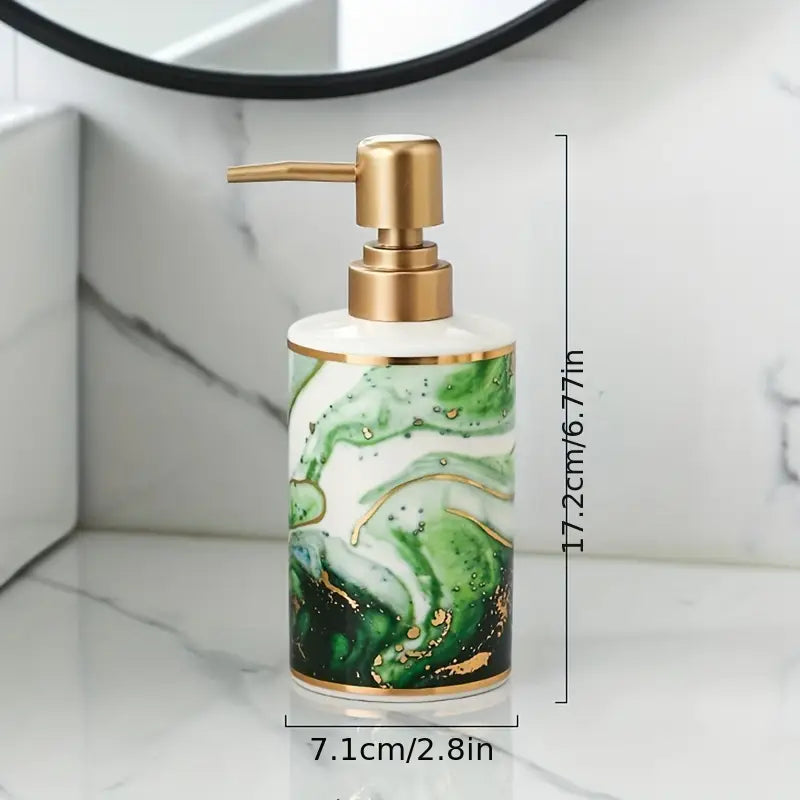 Distributeur de Savon Liquide en Céramique de Luxe