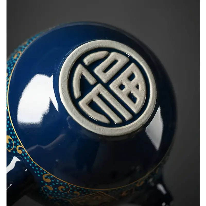 Ensemble de Service à Thé Rétro Rotatif 360° – Portable et Créatif