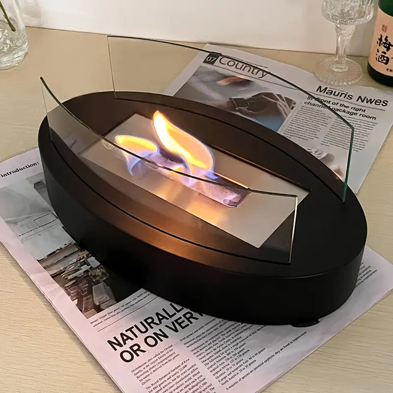 Vintage Sailboat Shaped Table Fireplace