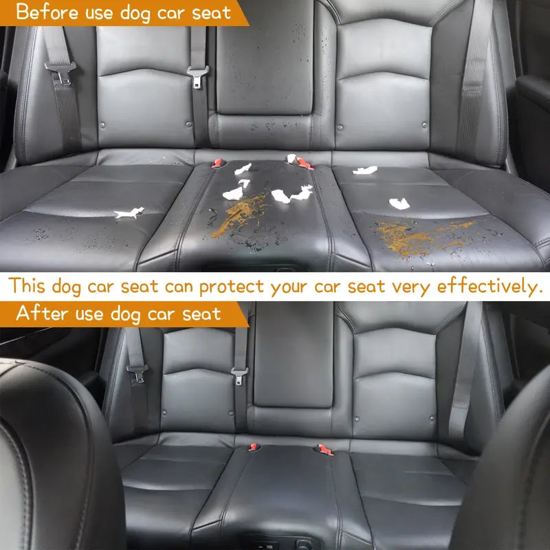 Siège de Voiture pour Chien jusqu’à 45 kg – Grand Modèle Gris