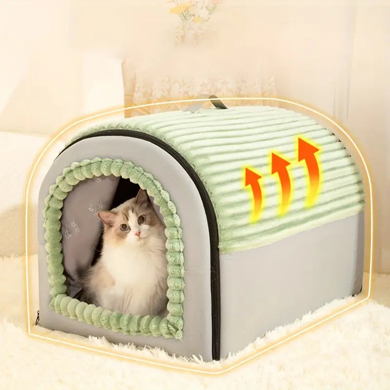 Maison pour Animaux Style Cabane Sécurisée