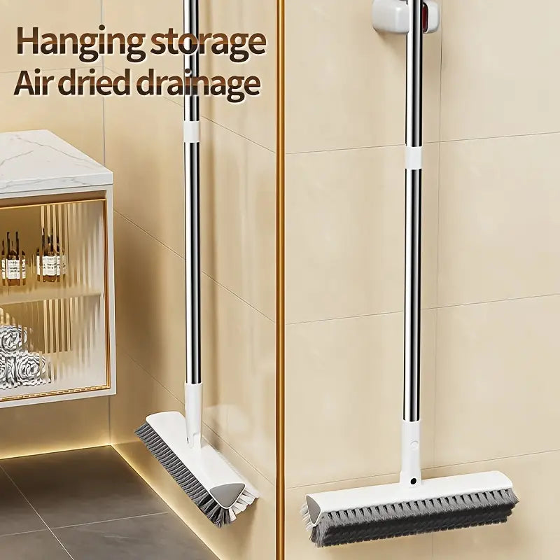 Brosse de Nettoyage à Deux Faces Joybos avec Manche Long & Tête en V Pivotante