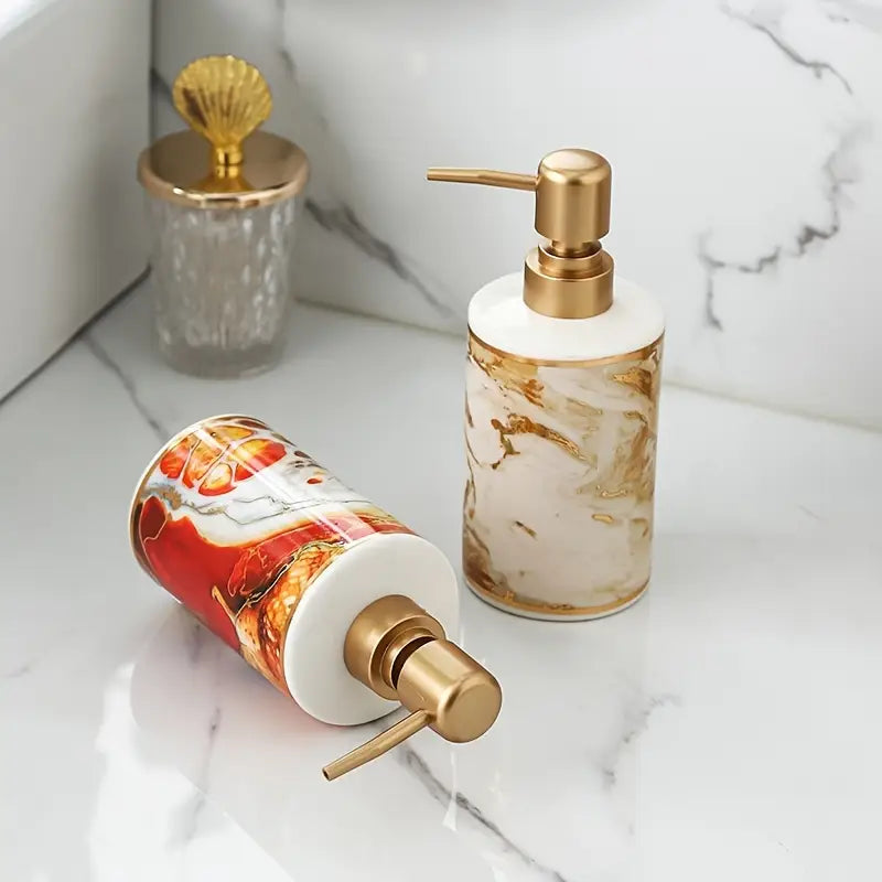 Distributeur de Savon Liquide en Céramique de Luxe