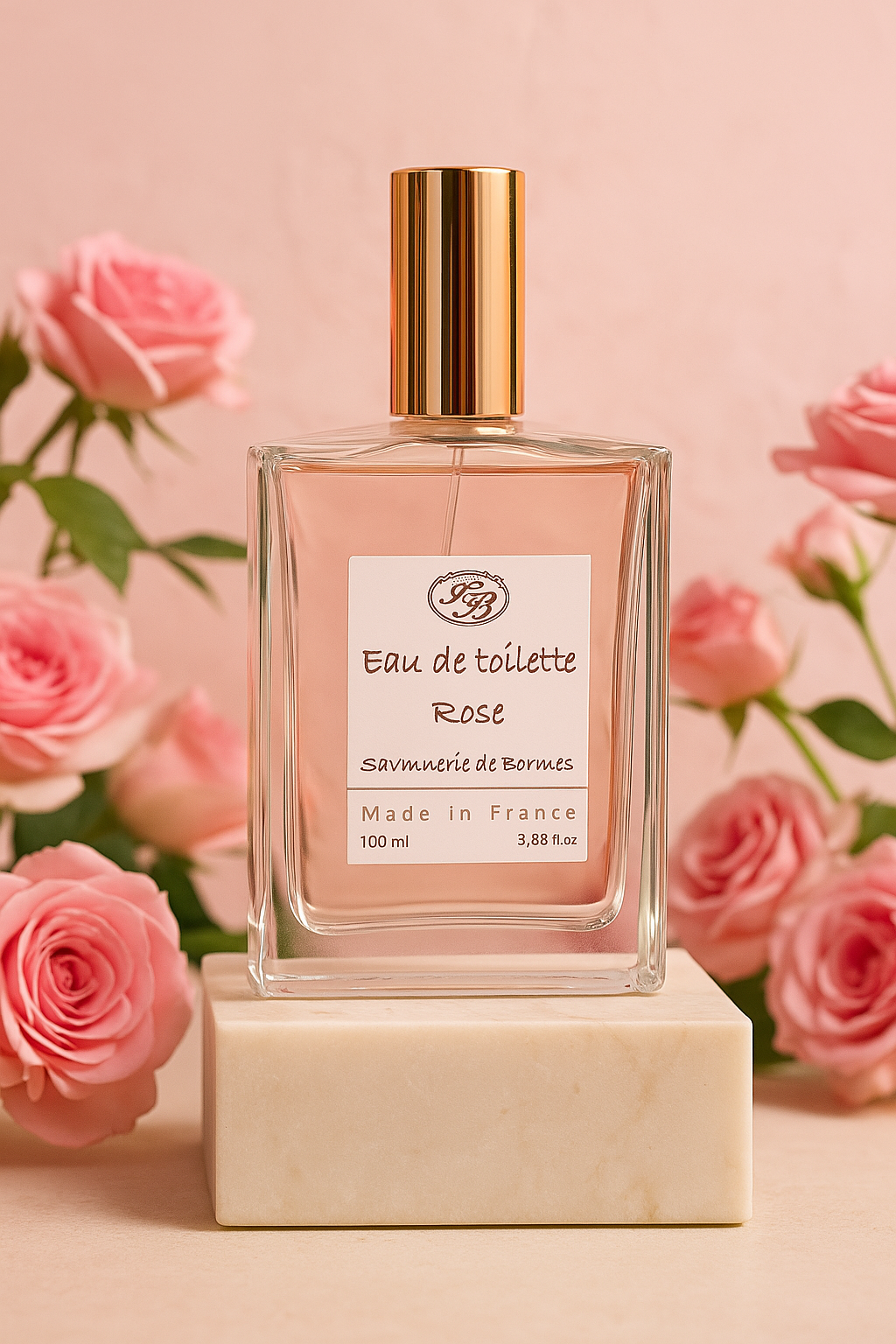 Eau de toilette - Rose - 100 ml - Savonnerie de Bormes