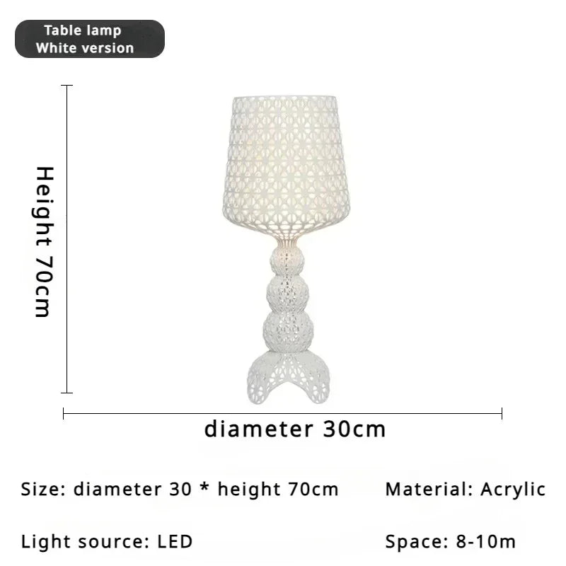 Lampadaire sculptural design – Style italien, éclairage LED
