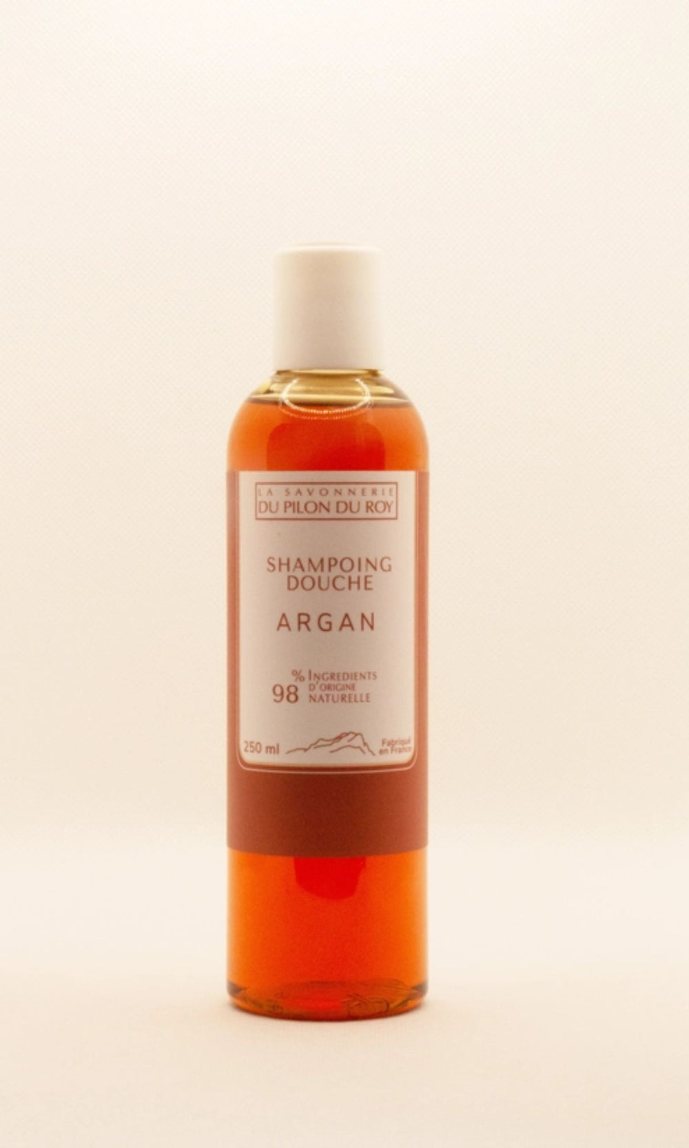Shower shampoo with organic Argan oil 250ml - Savonnerie Du Pilon Du Roy