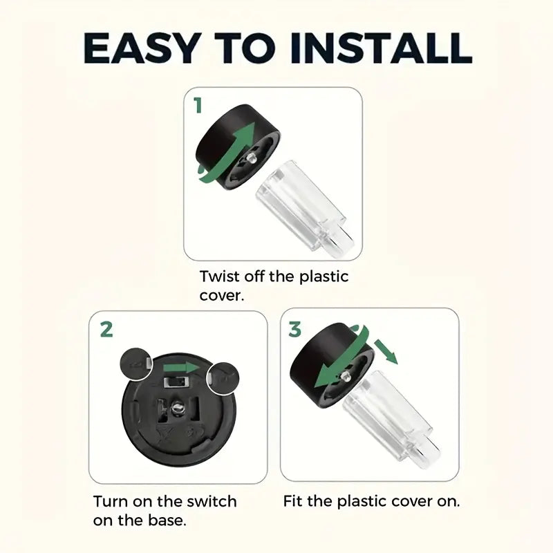 Lot de 6 Lumières Solaires pour Piscine – Éclairage Étanche Blanc Chaud