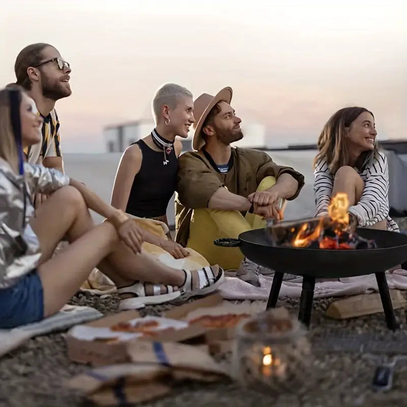 Bol de Feu en Fonte – Chaleur Authentique pour Moments d’Exception