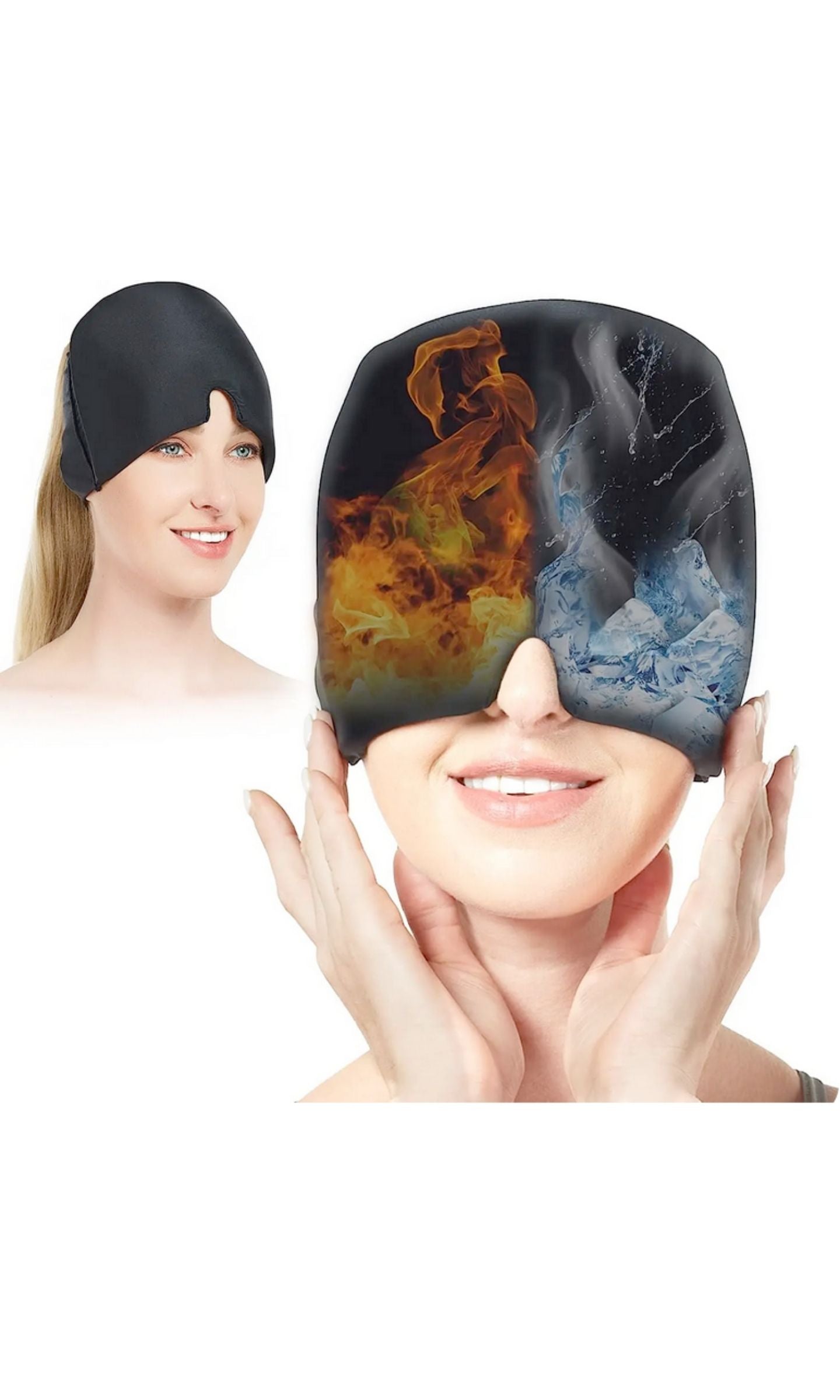 Bonnet anti migraine lourde chaud & froid