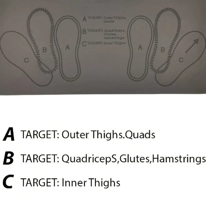 Tapis de Squat Antidérapant 0,6 cm | Yoga, Pilates, Entraînement Fessiers