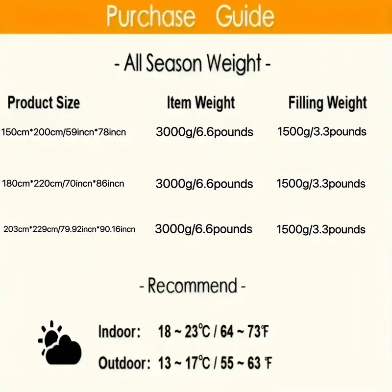 Warm Fleece Winter Duvet – 3 Sizes