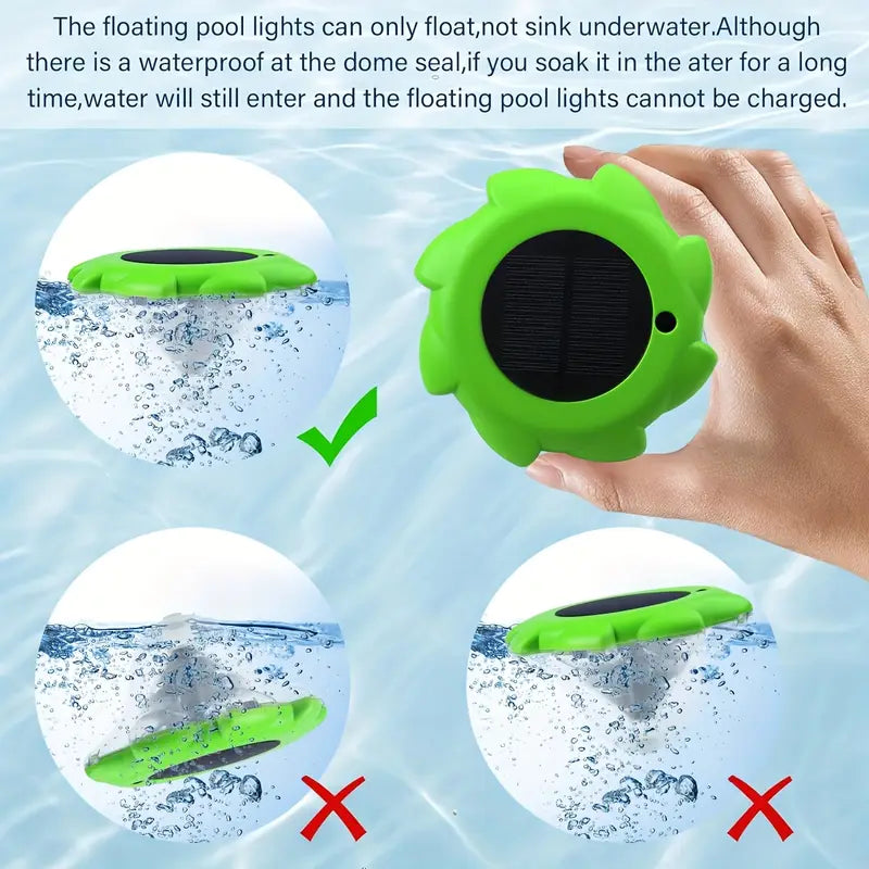 Lampe de Piscine Flottante Solaire LED – Éclairage Multicolore Étanche