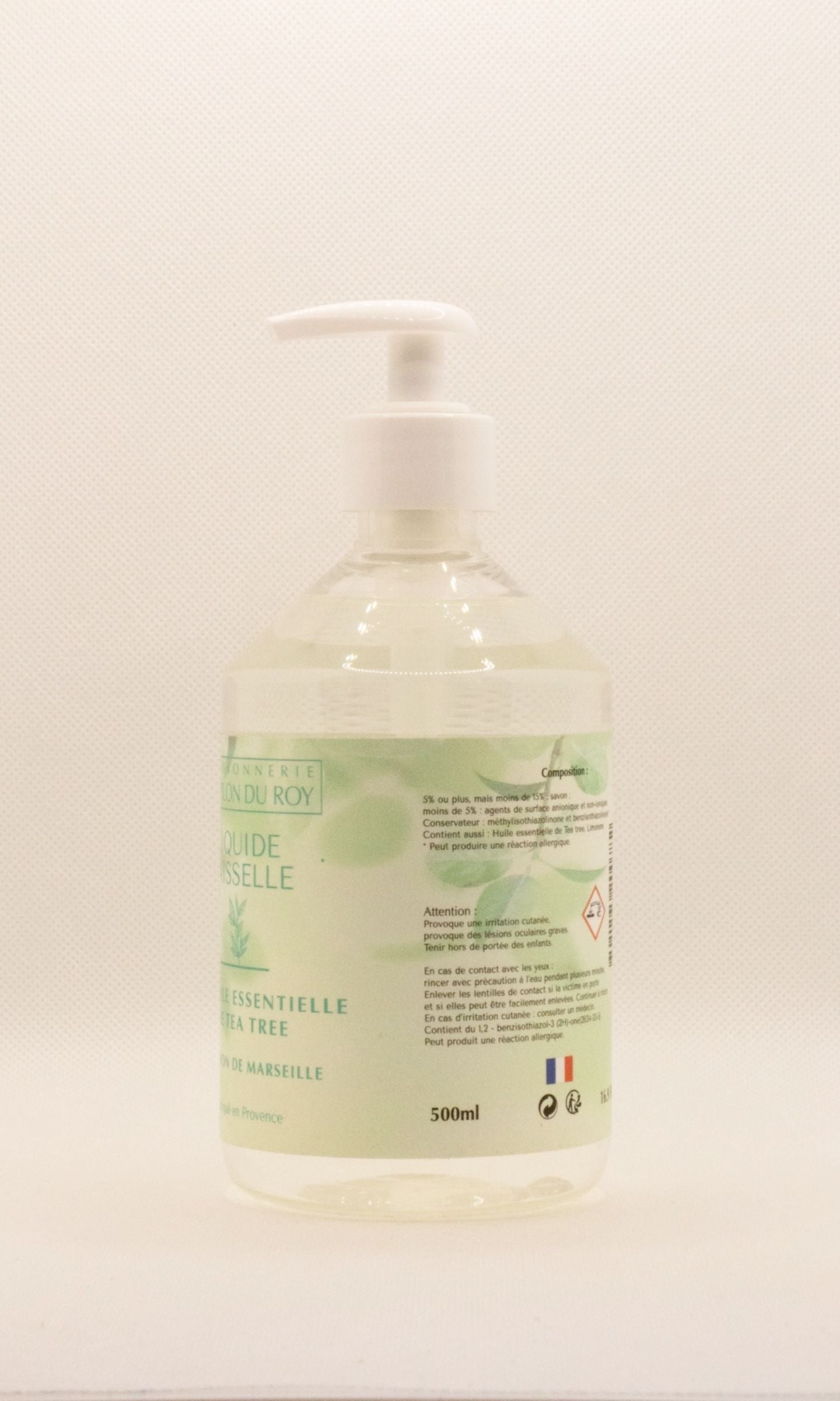 Liquide vaisselle à l'huile essentielle d'arbre à thé - Savonnerie Du Pilon Du Roy