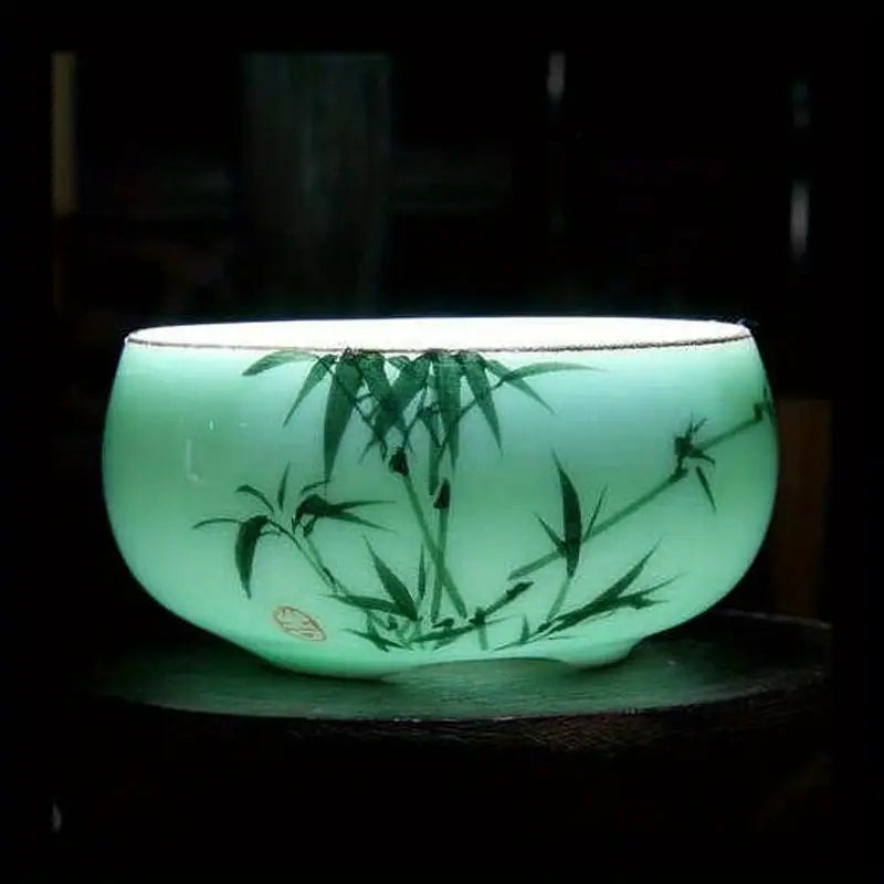 Ensemble de 3 Tasses à Thé Chinoises en Céramique – Peintes à la Main