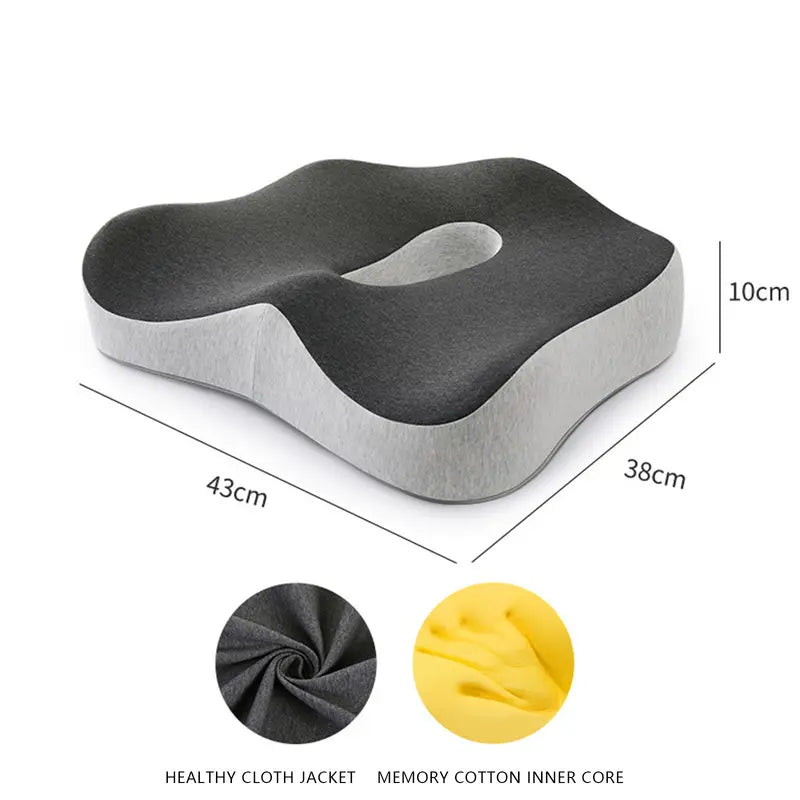 Ergonomic Coccyx and Sciatica Cushion – Comfort and Support