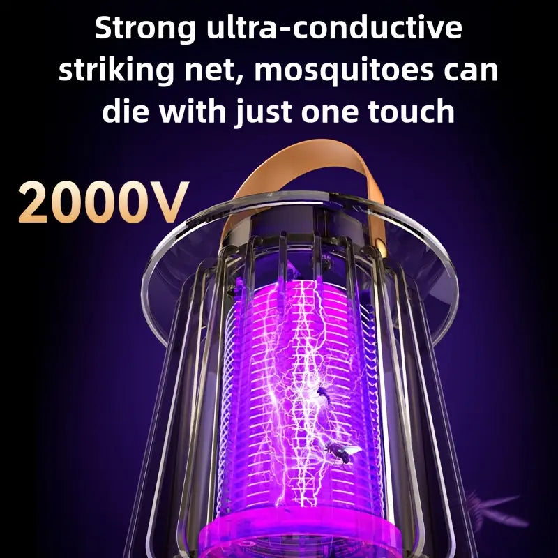 USB Electric Mosquito Lamp - Silent UV Light Trap for Indoor & Outdoor